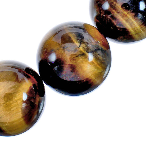 Southwest Genuine Sterling Silver Tiger Eye Bead Necklace BX119758